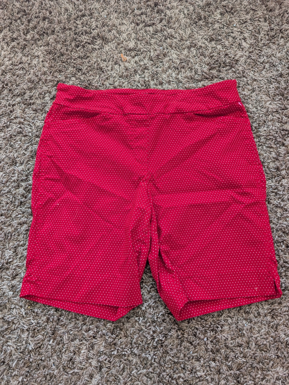 Vintage Red Polka Dot Bermuda Shorts Size Large